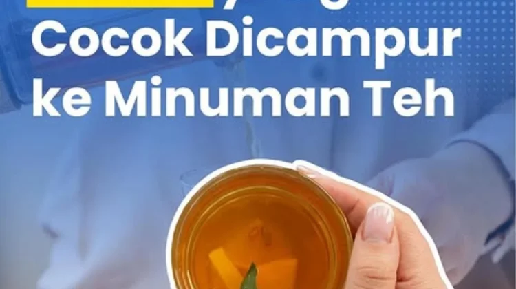 Teh Campur Leci dan Apel Kaya Vitamin, Gula Alami tanpa Tambahan
