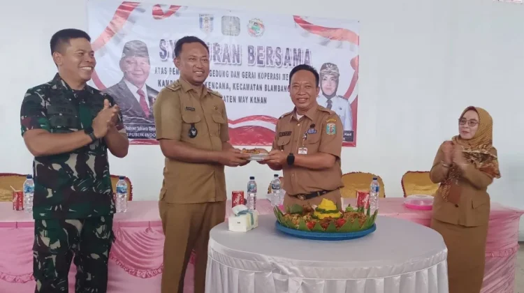 Gedung Koperasi Desa Merah Putih Umpu Kencana Diresmikan