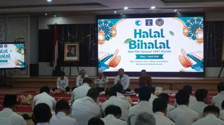 Kanwil Kemenkum Lampung Gelar Halal Bihalal