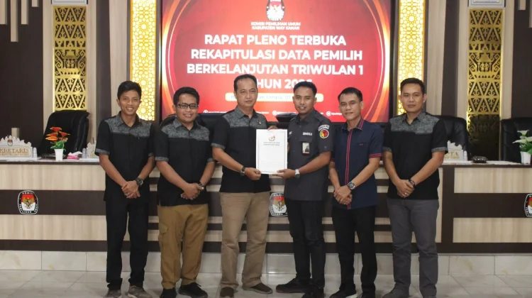 KPU Way Kanan Tetapkan Daftar Pemilih Berkelanjutan