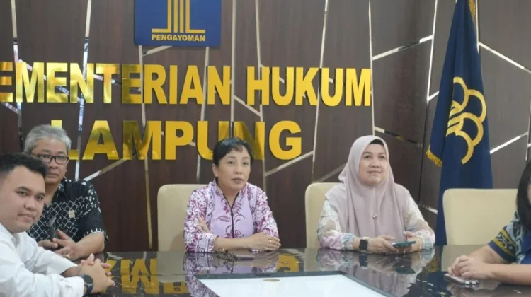 Kanwil Kemenkum Lampung Ikuti Webinar P4GN