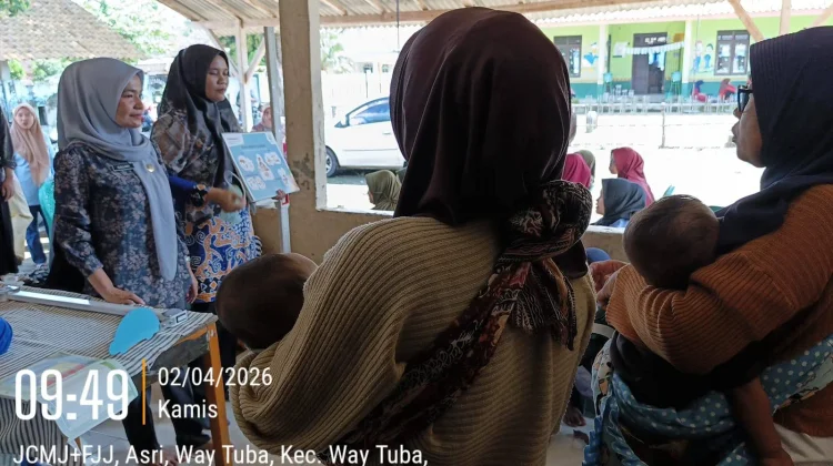 Puskesmas Way Tuba Gelar Penyuluhan UKGM di Way Tuba Asri