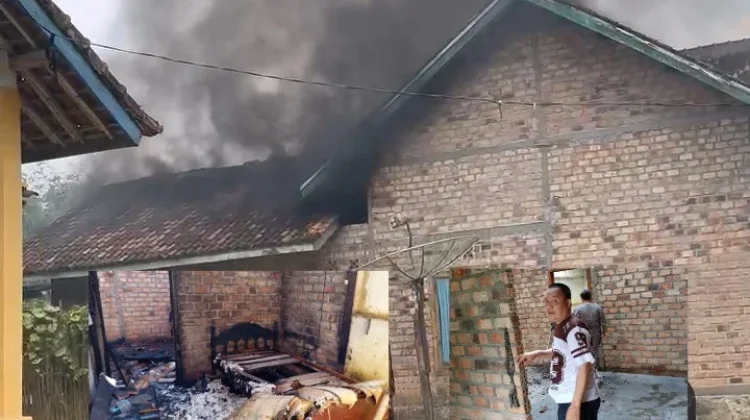 Satu Rumah Warga di Negeri Agung Ludes Terbakar