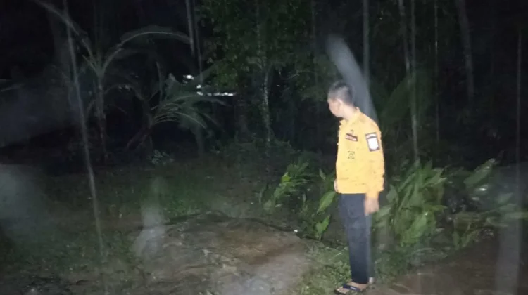 Banjir Terjang Kampung Lembasung di Way Kanan
