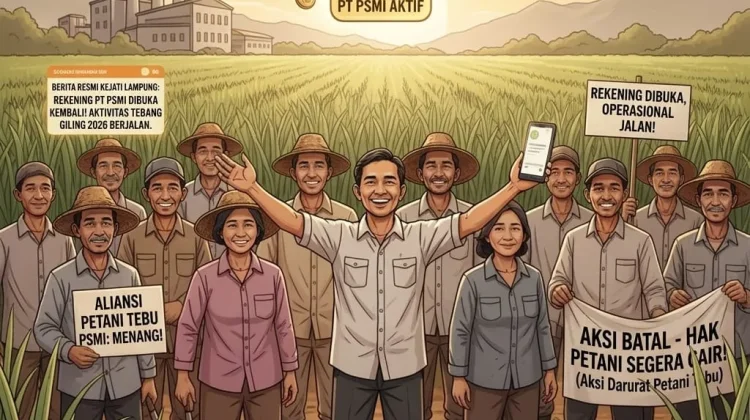 Kejati Buka Rekening PSMI, Aksi Petani Tebu Dibatalkan