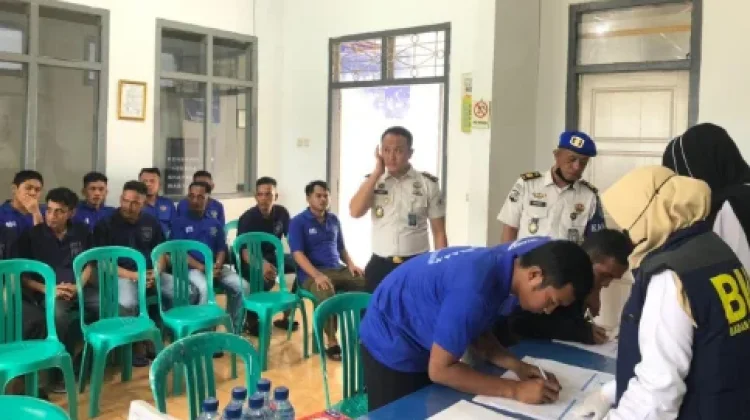 Tes Urine HBP Ke-62, Lapas Way Kanan Pastikan Bebas Narkoba