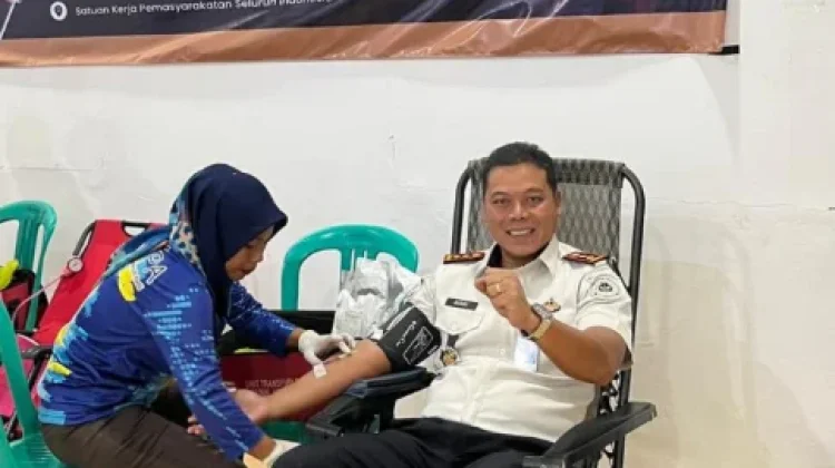 Donor Darah HBP Ke-62, Lapas Way Kanan Kumpulkan 17 Kantong
