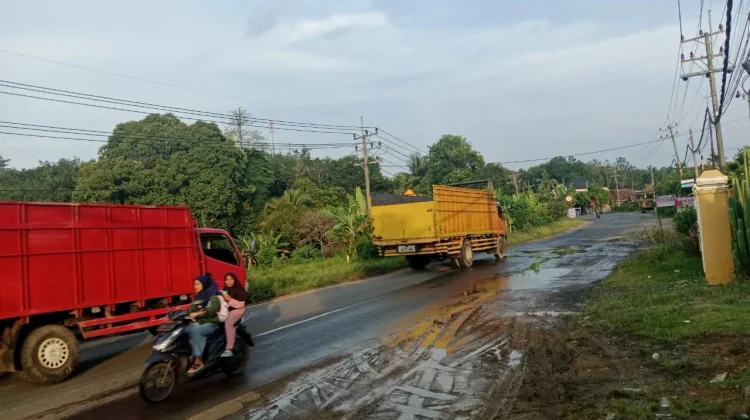 Jalinsum Way Kanan Tergenang, Warga Keluhkan Drainase
