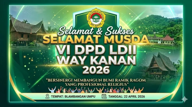 LDII Way Kanan Siap Gelar Musda VI 22 April 2026