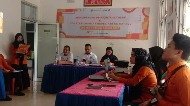 BPS Way Kanan Gelar Diskusi Pelayanan Statistik