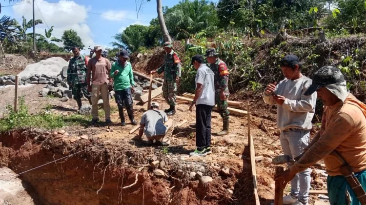 Pembangunan Jembatan Garuda Air Ringkih Terus Dilakukan