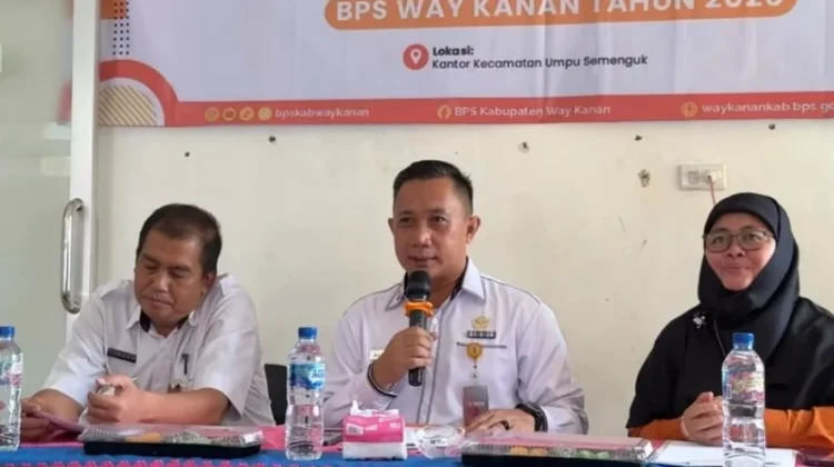 BPS Way Kanan Canangkan Desa Cinta Statistik di Kecamatan Umpu Semenguk