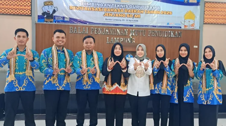 Guru di Way Kanan Ikuti Bimtek Bahasa Daerah