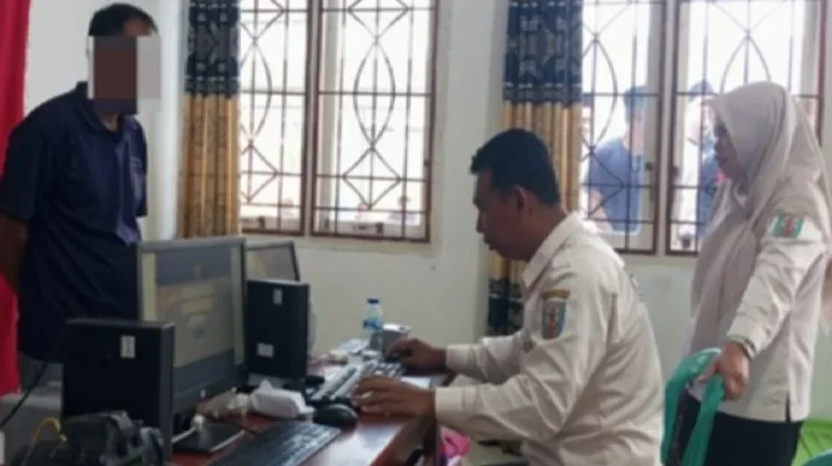 Disdukcapil Way Kanan Jemput Bola Layanan Adminduk di Lapas
