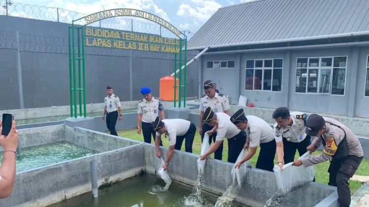 Warga Binaan Lapas Way Kanan Dibekali Keterampilan Mandiri
