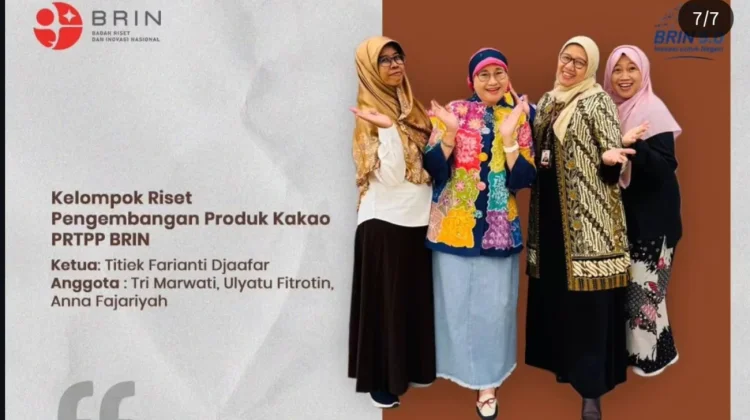 BRIN Patenkan Minuman Cokelat Vegan dan Snack Bar Berbasis Kakao Lokal
