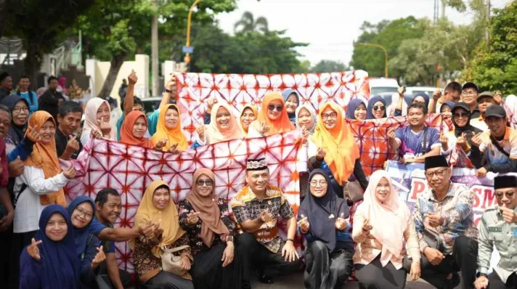 Peringati Hardiknas, Siswa Se-Metro Belajar Membatik Shibori