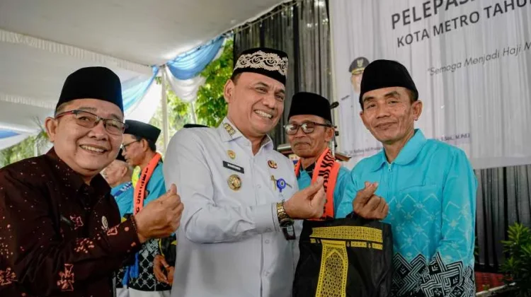 Pemkot Metro Lepas 276 Calon Jemaah Haji