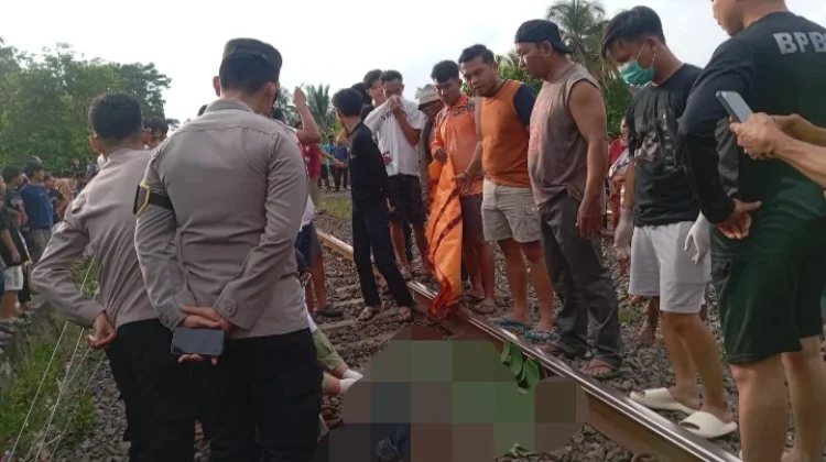 Diduga Pakai Headset, Pria di Way Kanan Meninggal Dunia usai Tertabrak Kereta
