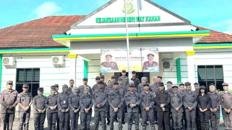 HUT PERSAJA, Kajari Way Kanan Tekankan Pentingnya Jaksa yang Humanis
