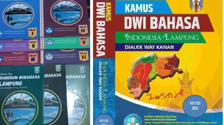 Hak Cipta Buku Karya Guru Bahasa Lampung di Way Kanan Diterbitkan