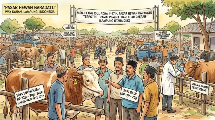 Jelang Iduladha, Harga Hewan Kurban di Baradatu Naik