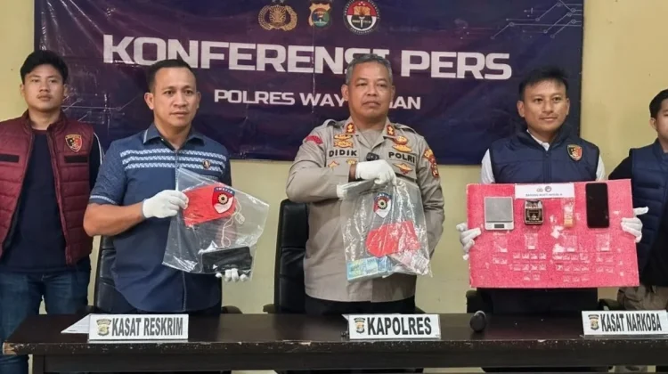 Polres Way Kanan Bongkar Sindikat Penipuan dan Narkoba