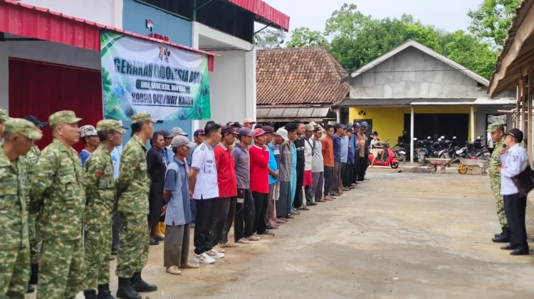Koramil Bahuga Ajak Warga Sukseskan Gerakan Indonesia Asri