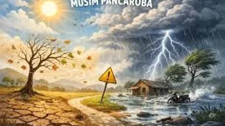 BPBD Way Kanan Imbau Warga Waspada Cuaca Ekstrem Pancaroba
