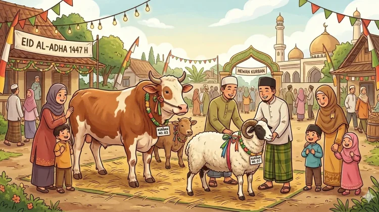 Tak Harus Jantan Hewan Ternak Betina Sah Dikurbankan