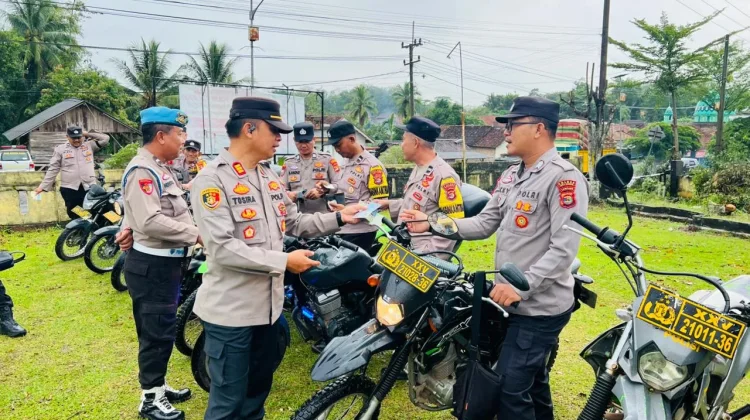 Polsek Umpu Semenguk Cek Kesiapan Randis dan Aset