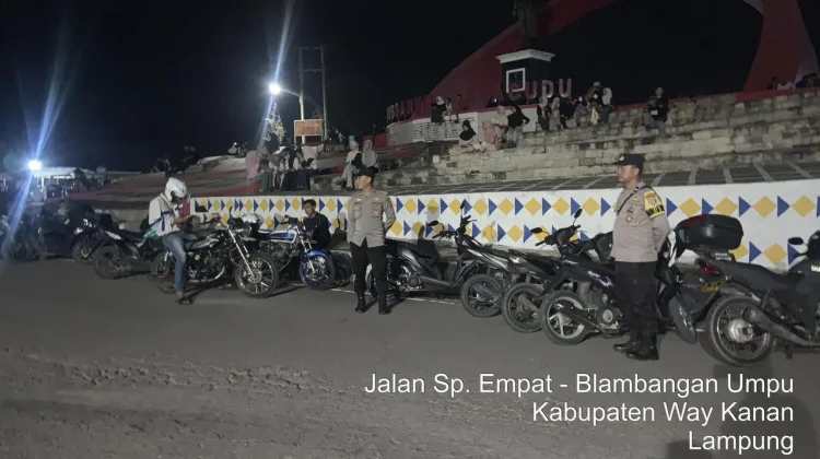 Polres Way Kanan Intensifkan Patroli Cegah Balap Liar
