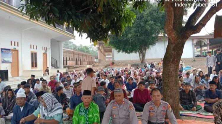 Momen Iduladha, Polsek Gunung Labuhan Jaga Kebersamaan