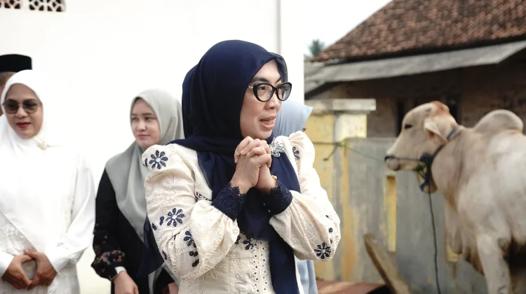 Jajaran Pejabat Pemkab Way Kanan Gelar Salat Iduladha di Bumi Agung