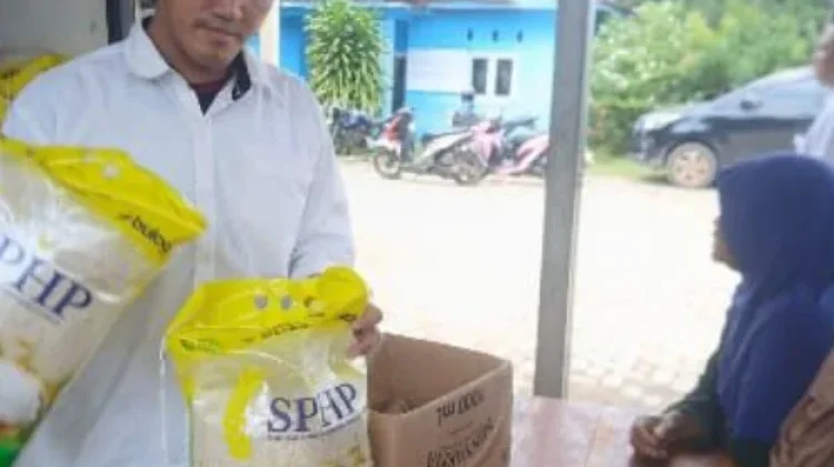 Bulog Lampung Utara Dukung Gerakan Pangan Murah di Pakuan Ratu