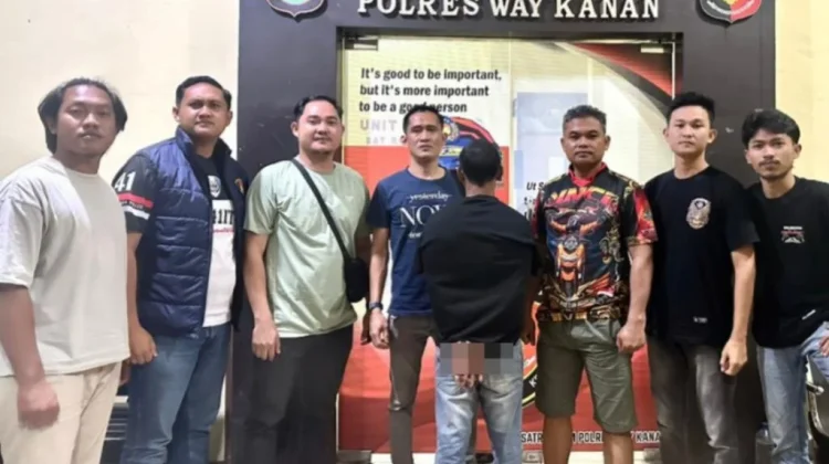 Polisi Tangkap Buronan Kasus Kekerasan Anak di Way Kanan