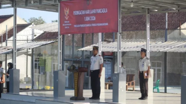 Lapas Way Kanan Kokohkan Semangat Kebangsaan lewat Upacara Pancasila
