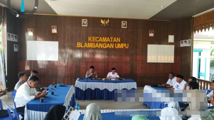 Kapolsek Umpu Semenguk Perkuat Sinergi Jaga Kamtibmas