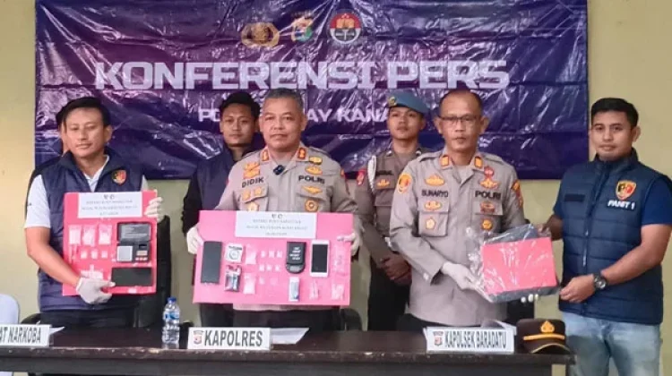 Polres Way Kanan Tangkap Tiga Terduga Pengedar Sabu