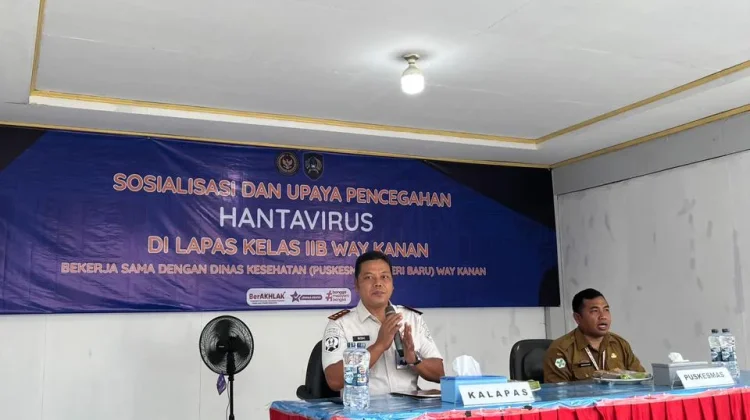 Lapas Way Kanan Gandeng Puskesmas Negeri Baru Cegah Penyebaran Hantavirus