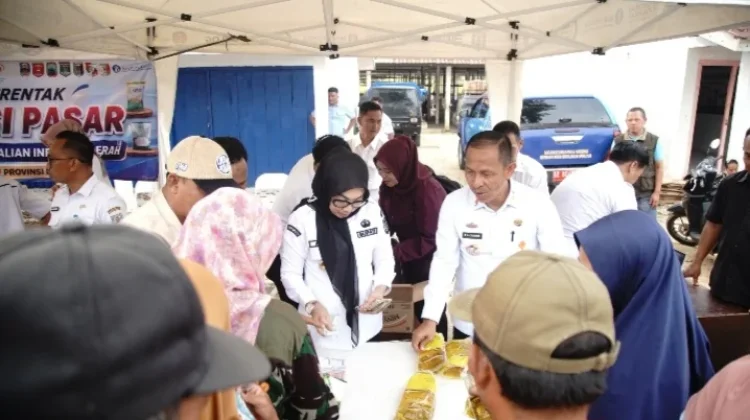Gerakan Penetrasi Pasar Digelar di Enam Titik Pasar di Way Kanan
