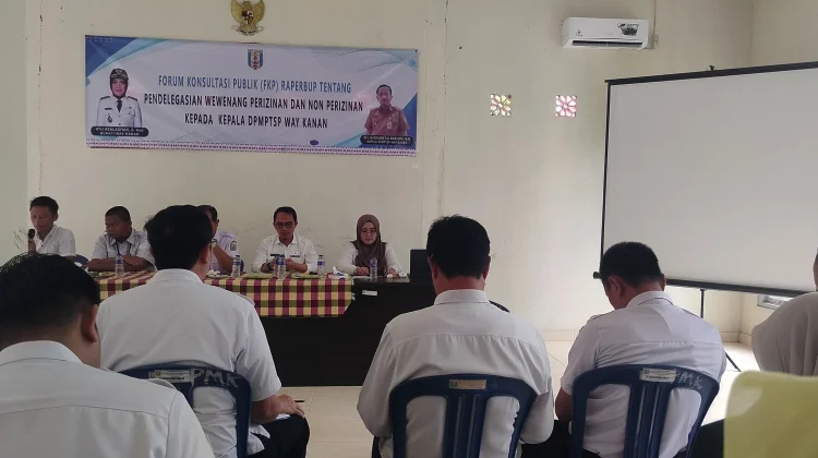 DPMPTSP Way Kanan Serap Aspirasi Soal Regulasi Perizinan