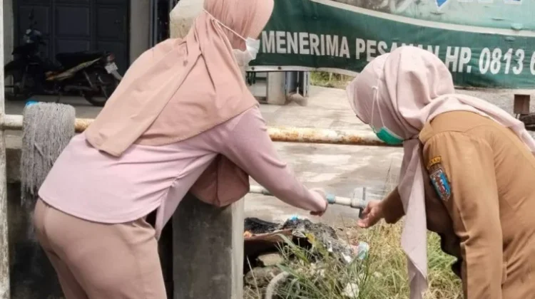 Puskesmas Way Tuba Periksa Sanitasi Fasilitas Umum