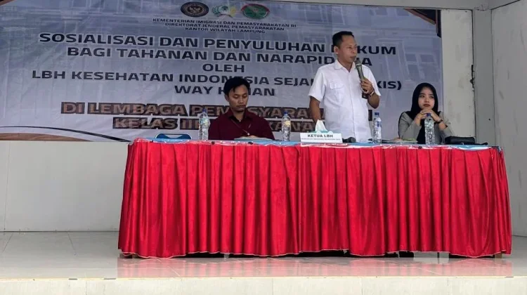 Lapas Way Kanan Gelar Penyuluhan Hukum Gratis bagi WBP