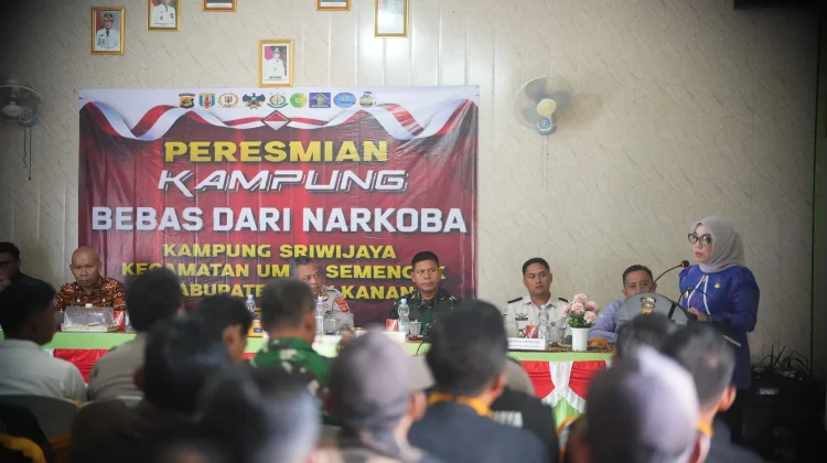 Kampung Sriwijaya Diresmikan Jadi Kampung Bebas Narkoba