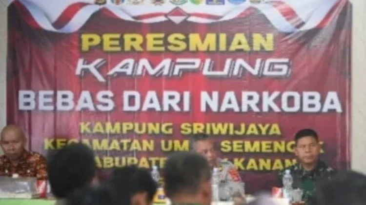 Kampung Sriwijaya Wakili Way Kanan di Lomba Kampung Bebas Narkoba