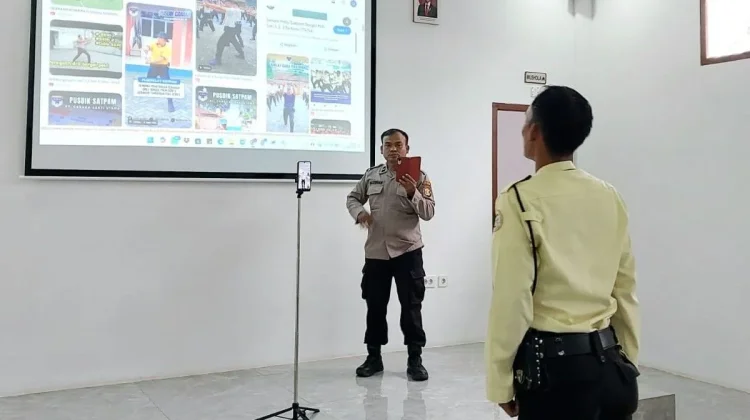 Polres Way Kanan Gelar Penilaian Lomba Satpam Teladan Sambut Hari Bhayangkara