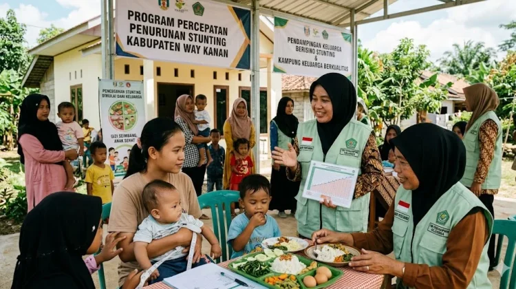 Pemkab Way Kanan Perkuat Upaya Percepatan Penurunan Stunting