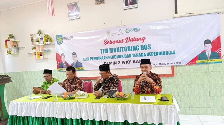 Kemenag Way Kanan Monitoring BOS dan Bina GTK di MIN 3