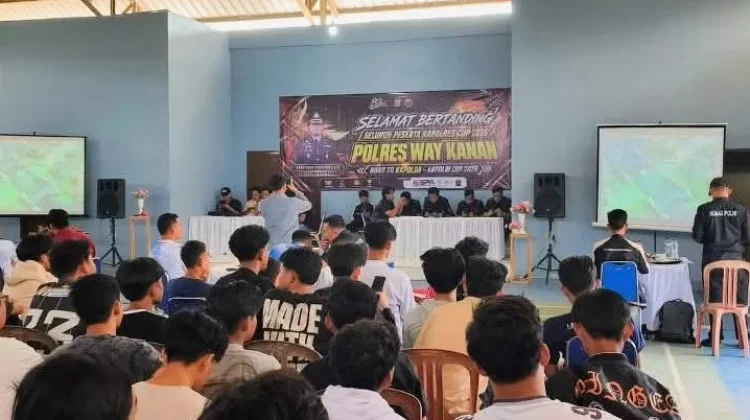 Polres Way Kanan Dorong Pembinaan E-Sports Lewat Kapolres Cup